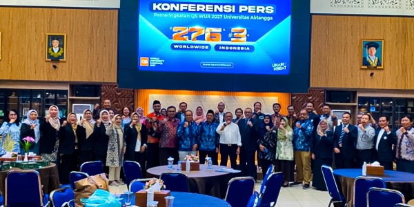 Ranking 276 Dunia, UNAIR Kaya Atmosfer Akademik Kampus dan Ekosistem Riset Global