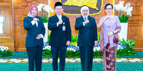 Gubernur Khofifah Kukuhkan Kaper BPKP Jatim: Wujudkan Tata Kelola Pemerintahan yang Bersih