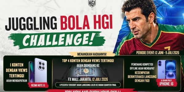 Higgs Games Island Buka Kesempatan Interaksi Langsung dengan Legenda Sepak Bola Luís Figo lewat Kompetisi Juggling