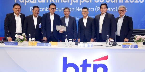BTN Cetak Laba Bersih Semester I /2026 Melesat 40,8 % YOY dan NPL Turun Jadi 2,99%YOY