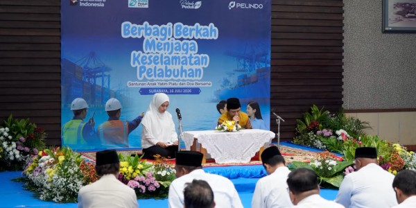 Pelindo Sub Regional Jawa Gelar Doa Bersama dan Santunan Anak Yatim, Perkuat Komitmen Keselamatan Operasional Pelabuhan