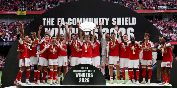 Arsenal Juara Community Shield 2026 Usai Bantai Manchester City 3-0