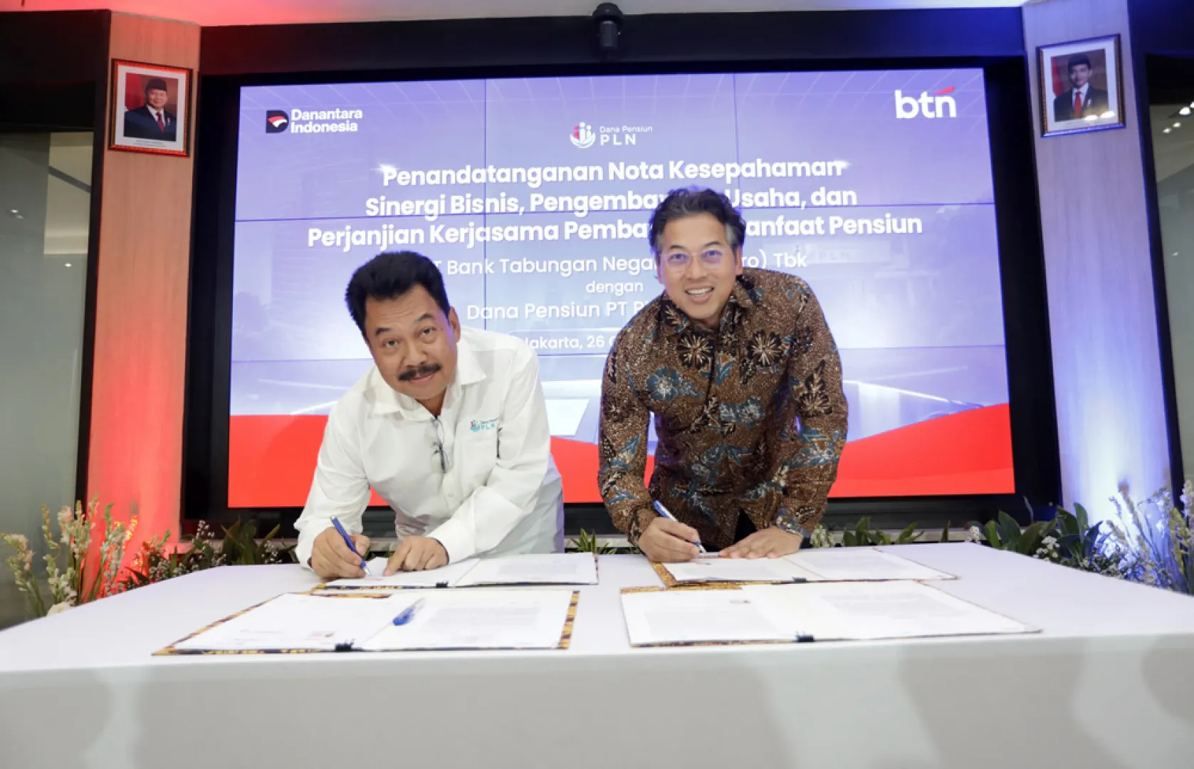 BTN dan Dana Pensiun PLN Perkuat Sinergi Bisnis