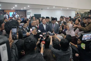 Suhsil Nazara Menkeu Baru  Ikuti Sidang Paripurna Luar Biasa DPD RI 