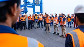 TPS Gelar Safety Drill Angin Kencang, Perkuat Kesiapsiagaan Pekerja Hadapi Cuaca Ekstrem