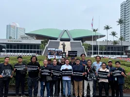 KWP Gelar Doa Bersama Bentuk Solidaritas untuk 5 Wartawan dan 3 ABK yang Hilang