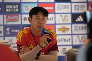 Shin Tae-yong Kecewa Berat Persija vs Java United DIgelar di Bali dan Tanpa Penonton