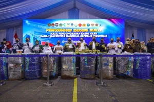 Dari Sabu Cair hingga Modus Vape, BNN RI Ungkap 12 Kasus Narkotika dan Amankan 25 Tersangka
