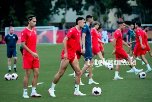 FOTO: Timnas Indonesia Jalani Official Training Jelang Laga Pembuka FIFA ASEAN Cup 2026
