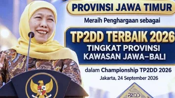 Khofifah: TP2DD Jatim Sabet Penghargaan Provinsi Terbaik se-Jawa Bali Tahun 2026