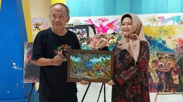 Prof. Indira Santi Kertabudi Hadiri Art Fair Cima’Art, Bahas Seni dan Wawasan Kebangsaan
