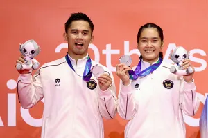 Sempat Unggul 19-16, Amri/Nita Harus Puas dengan Medali Perak
