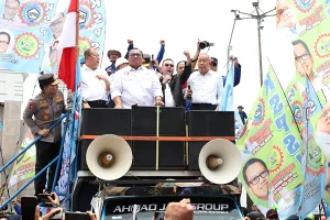 Pimpinan DPR Temui Demo Buruh