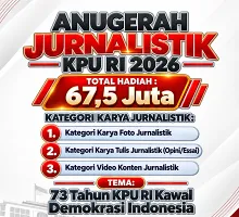Angkat Tema 73 Tahun Kawal Demokrasi, KPU Gelar Anugerah Jurnalistik 2026