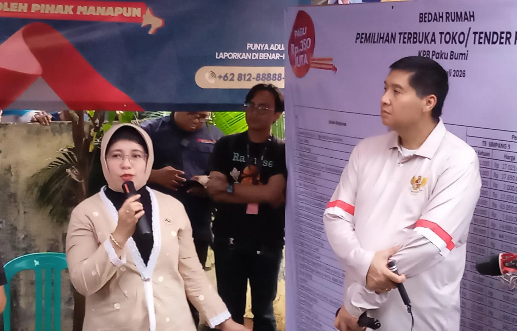 Kepala BPS Amalia Adininggar Pastikan Penerima Bedah Rumah di Palmerah Layak Dibantu