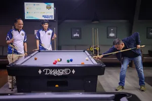 Forum Wartawan UMKM Sukses Gelar Turnamen Billiar Antar Media