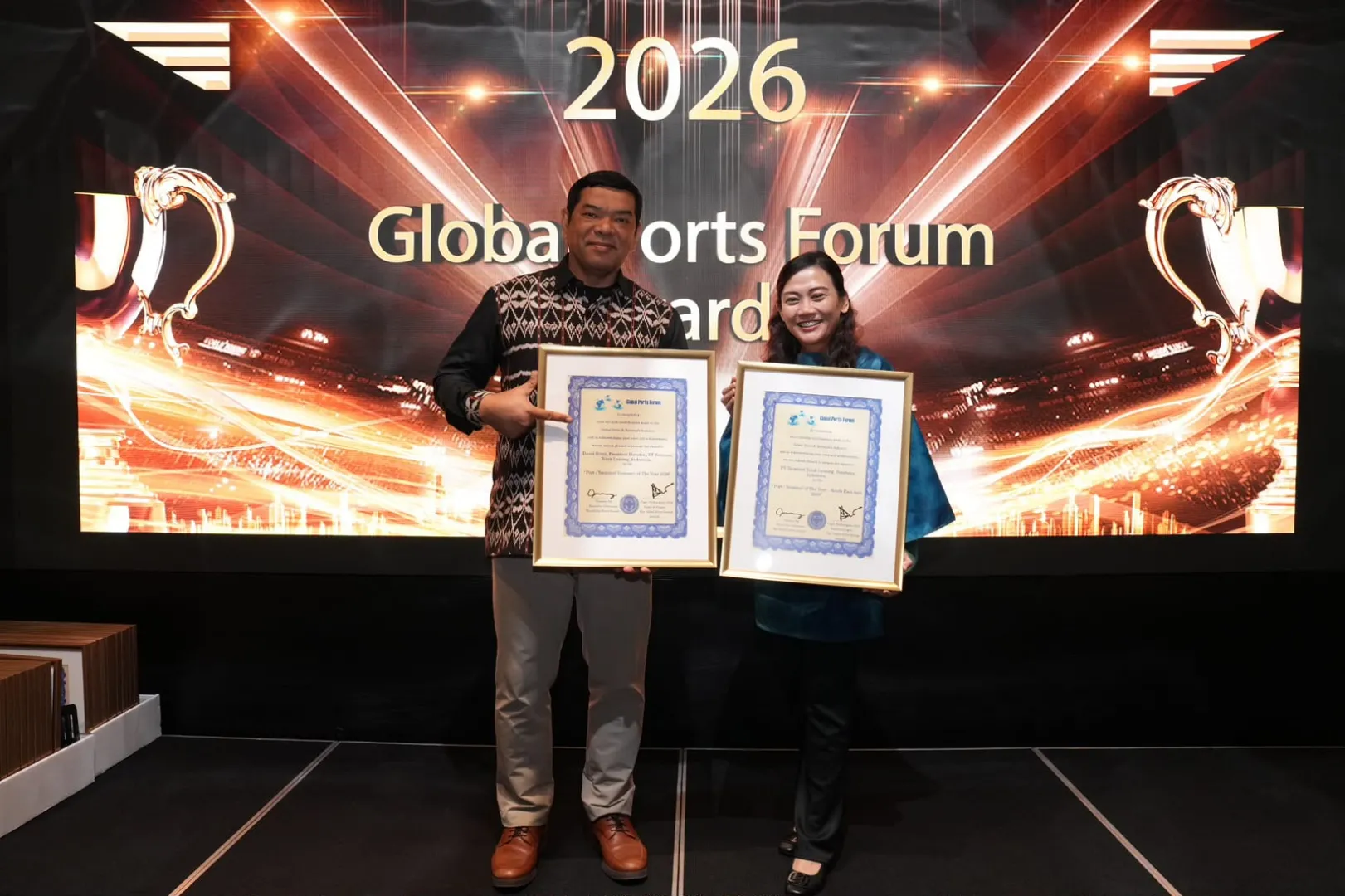 TTL Raih Dua Penghargaan Global Ports Forum Awards 2026, Diakui di Tingkat Asia Tenggara