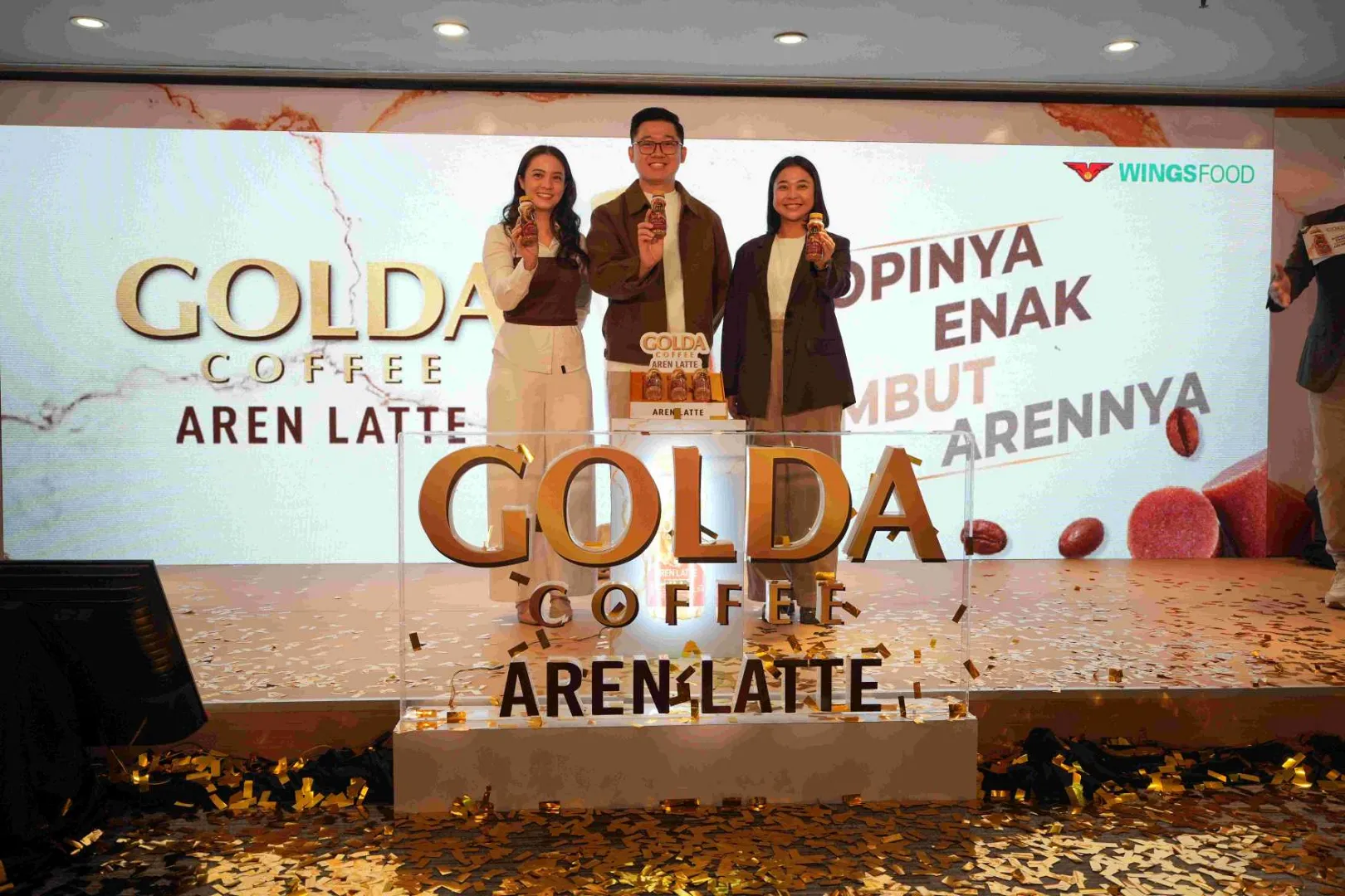 WINGS Food Resmi Luncurkan GOLDA Coffee Aren Latte, Jawab Tren Kopi Susu Kekinian