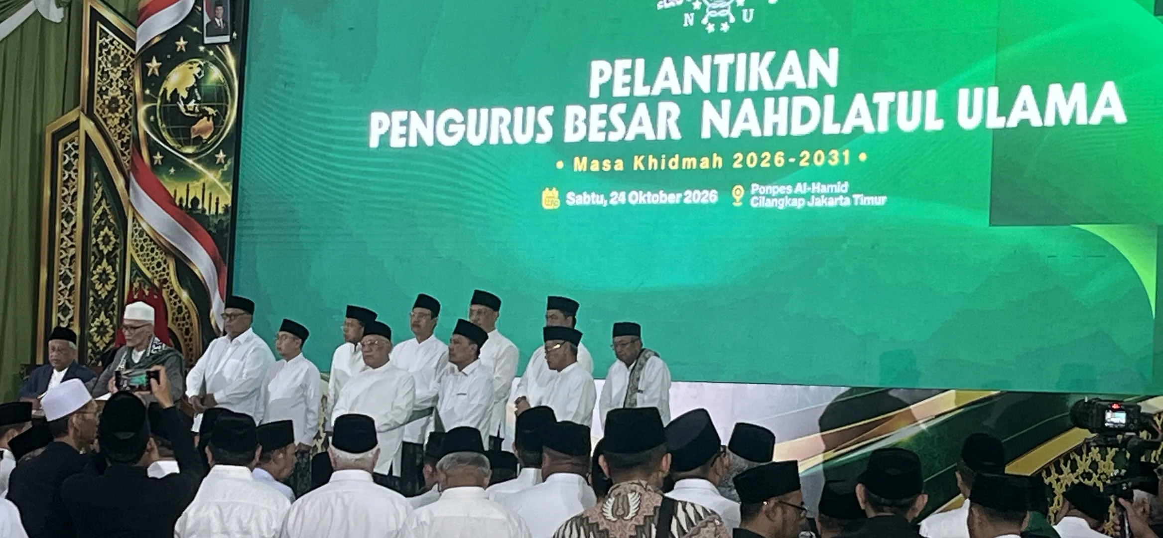 Rais Aam PBNU KH Miftachul Akhyar Baiat Pengurus PBNU Periode 2026–2031