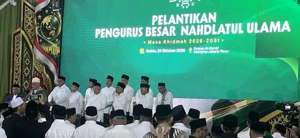 Rais Aam PBNU KH Miftachul Akhyar Baiat Pengurus PBNU Periode 2026–2031