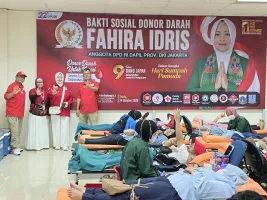 Peringati Sumpah Pemuda, HUT DPD RI dan Milad Bang Japar dengan Donor Darah, Fahira Idris: Bersama Kita Rawat Persatuan dan Persaudaraan