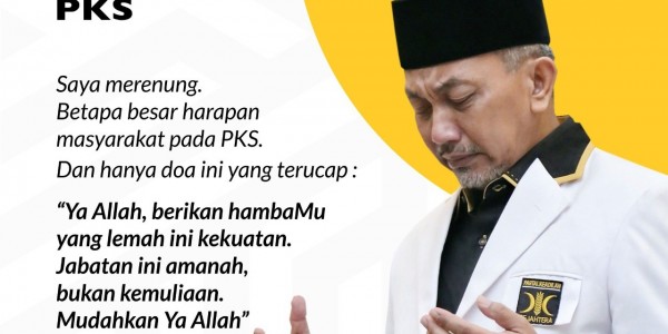 Terpilih Jadi Presiden Pks Begini Doa Ahmad Syaikhu Telusur 3283