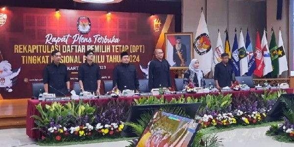 KPU Tetapkan DPT Pemilu 2024, Jumlahmya Ada 204.807.222 - Telusur